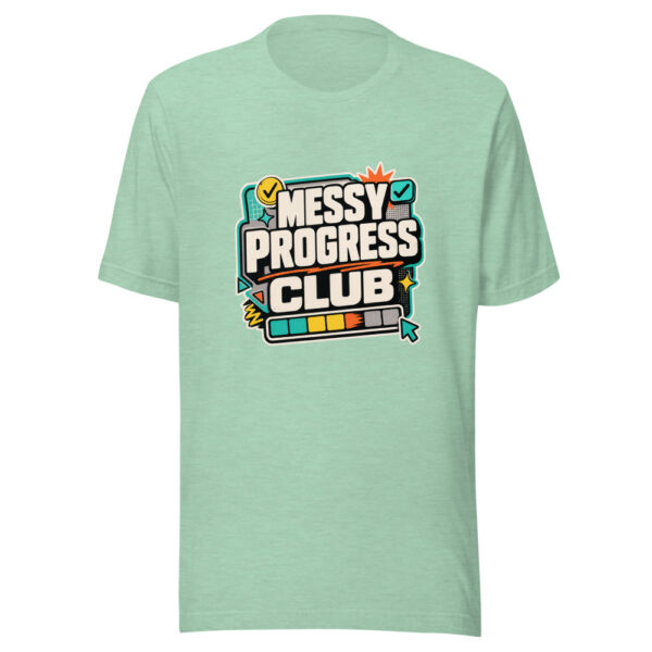 Messy Progress Club Heartbeat-20260630T134514Z Graphic Tee mockup 24