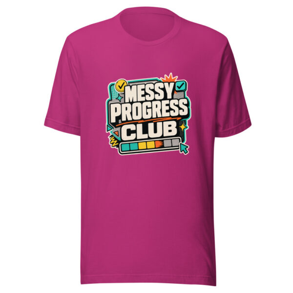 Messy Progress Club Heartbeat-20260630T134514Z Graphic Tee mockup 3