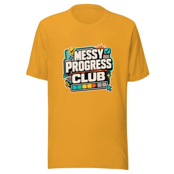 Messy Progress Club Heartbeat-20260630T134514Z Graphic Tee mockup 4