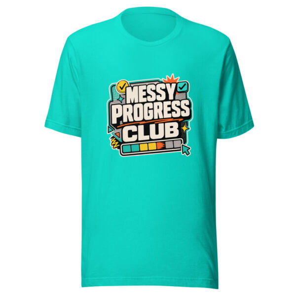 Messy Progress Club Heartbeat-20260630T134514Z Graphic Tee mockup 5