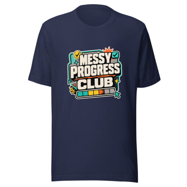 Messy Progress Club Heartbeat-20260630T134514Z Graphic Tee mockup 9