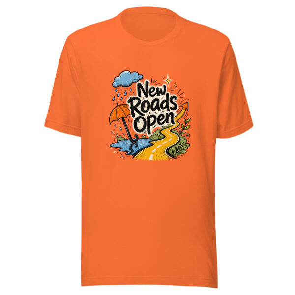 New Roads Open Graphic Tee front view