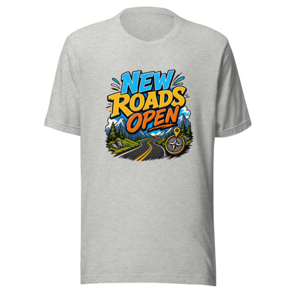 New Roads Open Graphic Tee mockup 11 New Roads Open Graphic Tee mockup 11