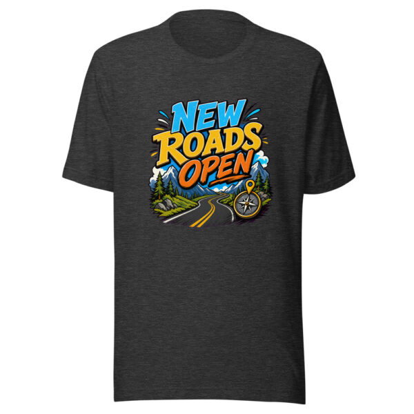 New Roads Open Graphic Tee mockup 12 New Roads Open Graphic Tee mockup 12