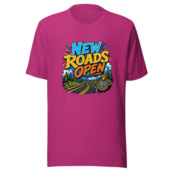 New Roads Open Graphic Tee mockup 15 New Roads Open Graphic Tee mockup 15