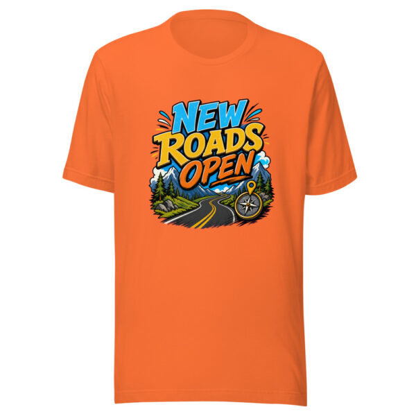 New Roads Open Graphic Tee mockup 18 New Roads Open Graphic Tee mockup 18