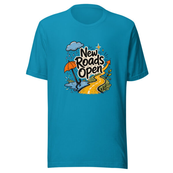 New Roads Open Graphic Tee mockup 2
