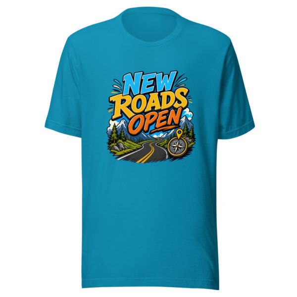 New Roads Open Graphic Tee mockup 2 New Roads Open Graphic Tee mockup 2