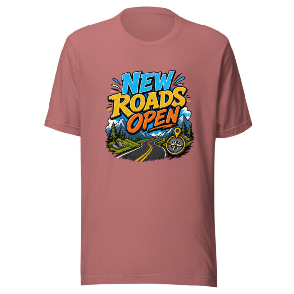 New Roads Open Graphic Tee mockup 21 New Roads Open Graphic Tee mockup 21