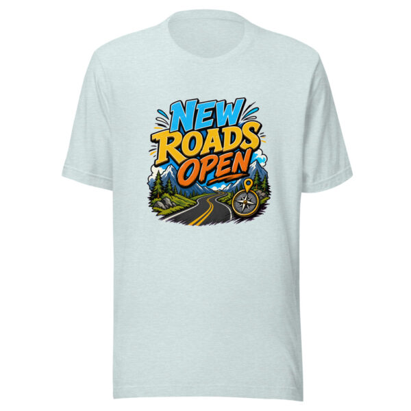 New Roads Open Graphic Tee mockup 22 New Roads Open Graphic Tee mockup 22