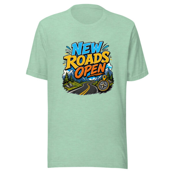 New Roads Open Graphic Tee mockup 24 New Roads Open Graphic Tee mockup 24