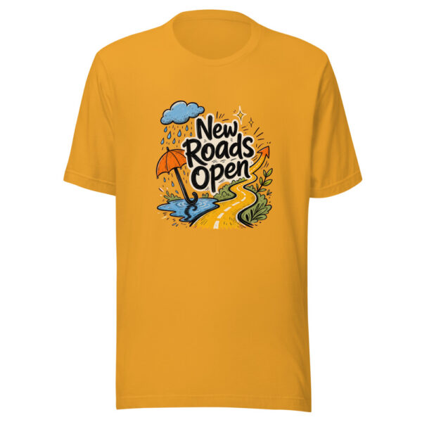 New Roads Open Graphic Tee mockup 3