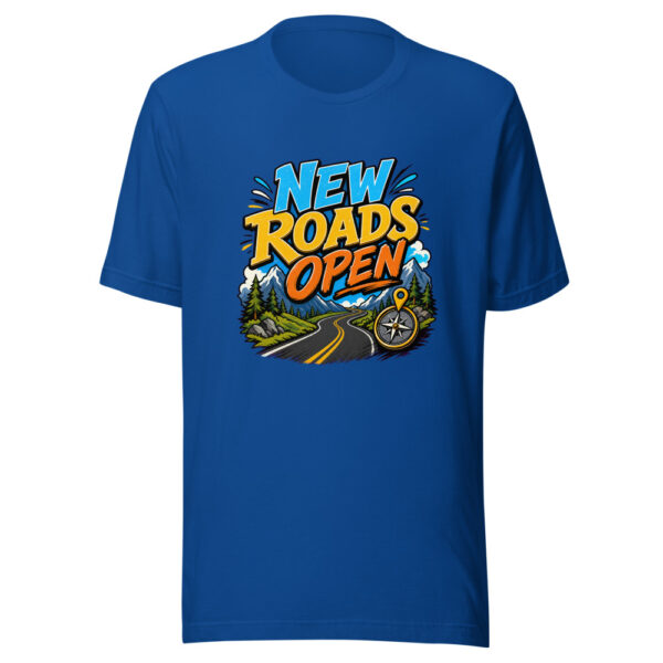 New Roads Open Graphic Tee mockup 3 New Roads Open Graphic Tee mockup 3