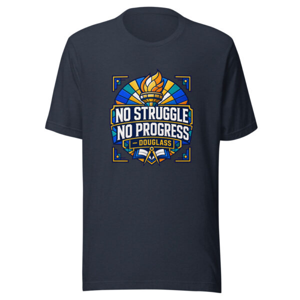 No Struggle No Progress - Douglass Graphic Tee mockup 13