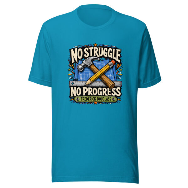 No Struggle No Progress - Frederick Douglass Graphic Tee mockup 2 No Struggle No Progress - Frederick Douglass Graphic Tee mockup 2
