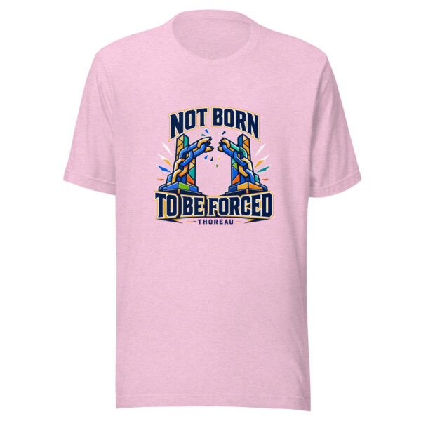 Not Born To Be Forced - Thoreau Graphic Tee mockup 23 Not Born To Be Forced - Thoreau Graphic Tee mockup 23