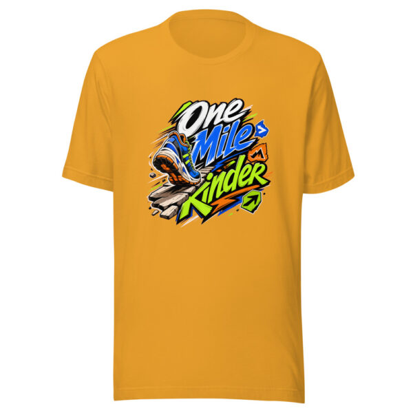 One Mile Kinder Graphic Tee mockup 2 One Mile Kinder Graphic Tee mockup 2