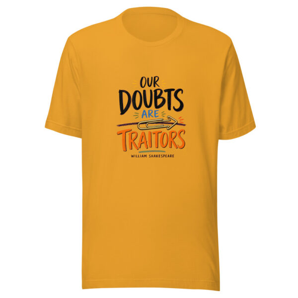 Our Doubts Are Traitors William Shakespeare Doubts-are-traitors Graphic Tee mockup 2 Our Doubts Are Traitors William Shakespeare Doubts-are-traitors Graphic Tee mockup 2