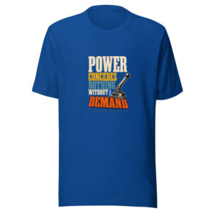 Power Concedes Nothing Without A Demand Frederick Douglass Power-concedes-nothing Graphic Tee front view