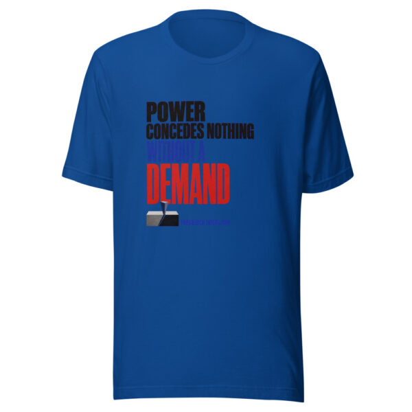 Power Concedes Nothing Without A Demand - Frederick Douglass Power-concedes-nothing-douglass Graphic Tee mockup 1 Power Concedes Nothing Without A Demand - Frederick Douglass Power-concedes-nothing-douglass Graphic Tee front view