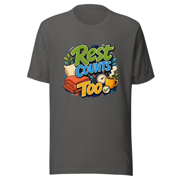 Rest Counts Too Graphic Tee mockup 10 Rest Counts Too Graphic Tee mockup 10