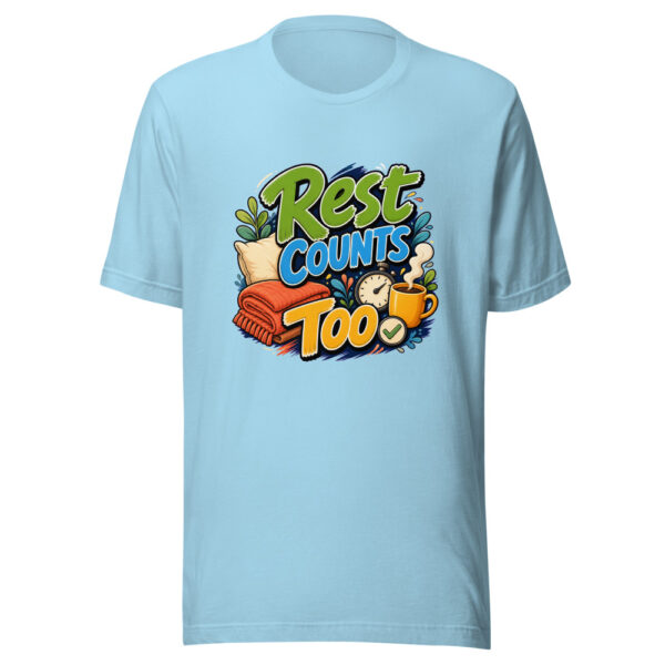 Rest Counts Too Graphic Tee mockup 17 Rest Counts Too Graphic Tee mockup 17