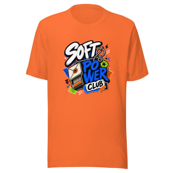 Soft Power Club Graphic Tee front view