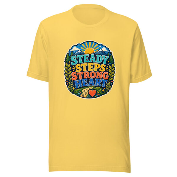 STEADY STEPS STRONG HEART Heartbeat-20260622-codex-fallback Graphic Tee front view