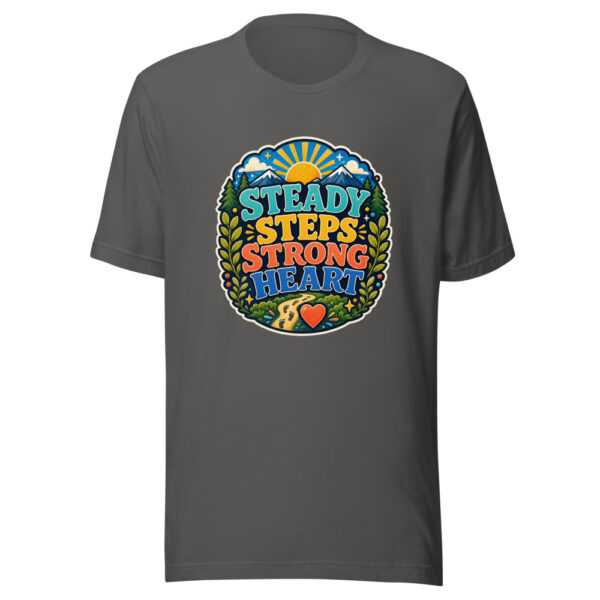 STEADY STEPS STRONG HEART Heartbeat-20260622-codex-fallback Graphic Tee mockup 10