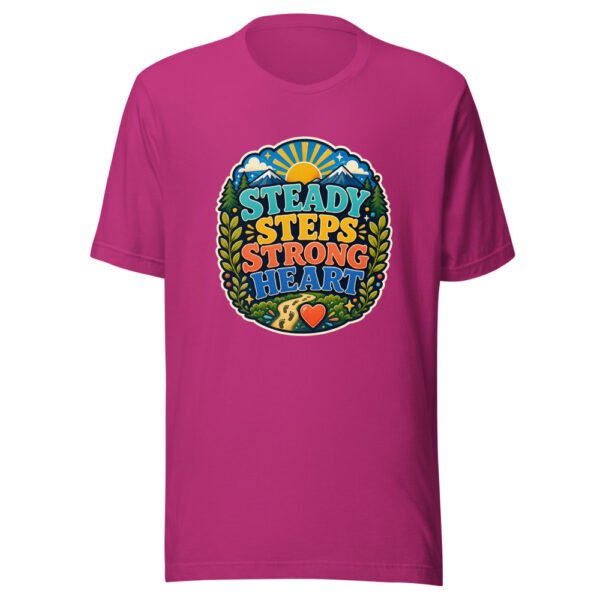 STEADY STEPS STRONG HEART Heartbeat-20260622-codex-fallback Graphic Tee mockup 15