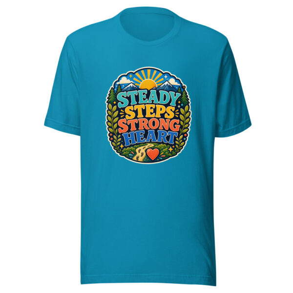 STEADY STEPS STRONG HEART Heartbeat-20260622-codex-fallback Graphic Tee mockup 2