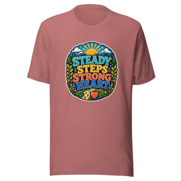 STEADY STEPS STRONG HEART Heartbeat-20260622-codex-fallback Graphic Tee mockup 21