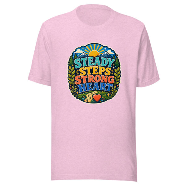 STEADY STEPS STRONG HEART Heartbeat-20260622-codex-fallback Graphic Tee mockup 23