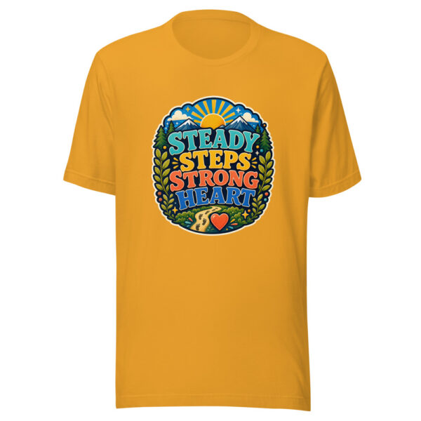 STEADY STEPS STRONG HEART Heartbeat-20260622-codex-fallback Graphic Tee mockup 4