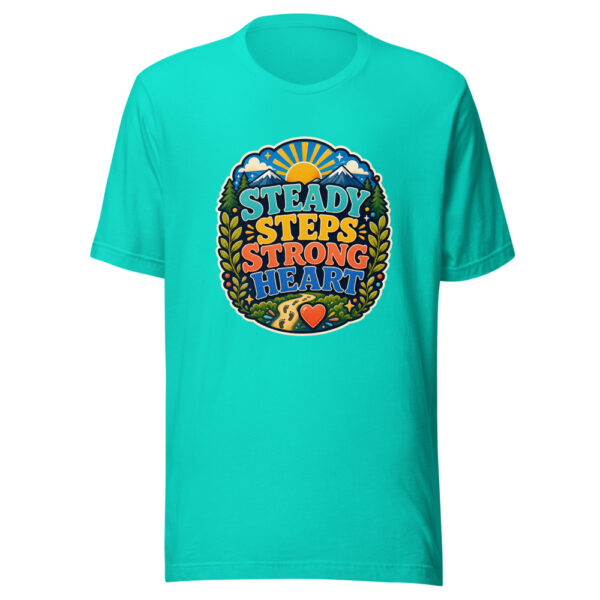 STEADY STEPS STRONG HEART Heartbeat-20260622-codex-fallback Graphic Tee mockup 6