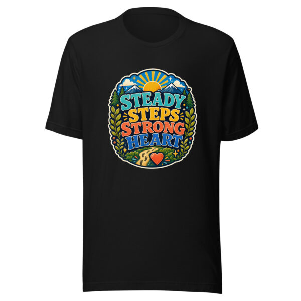 STEADY STEPS STRONG HEART Heartbeat-20260622-codex-fallback Graphic Tee mockup 7