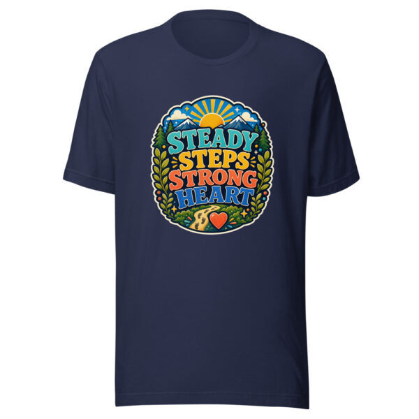 STEADY STEPS STRONG HEART Heartbeat-20260622-codex-fallback Graphic Tee mockup 9