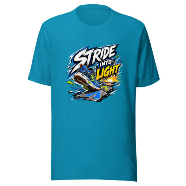 Stride Into Light Graphic Tee mockup 2