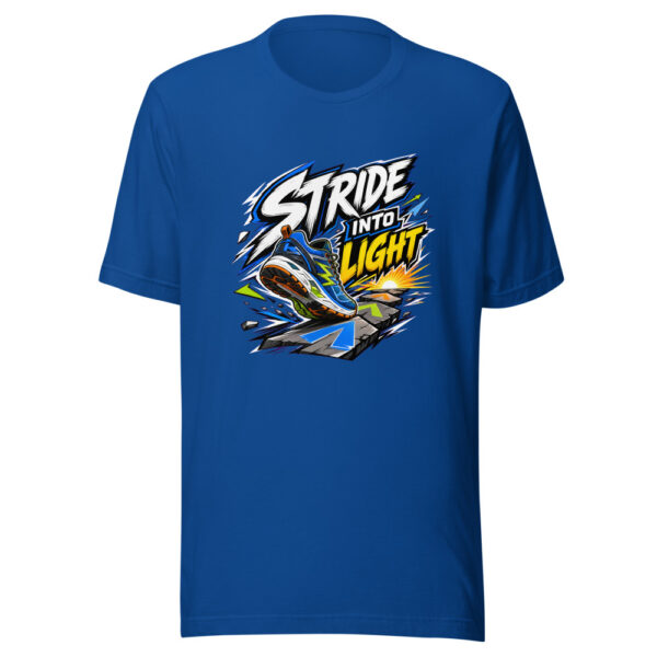 Stride Into Light Graphic Tee mockup 3