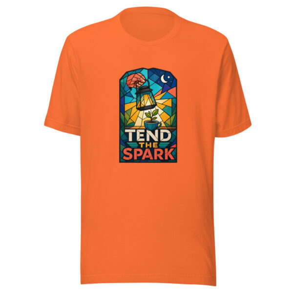 Tend The Spark Heartbeat-20260701T034745Z Graphic Tee mockup 6 Tend The Spark Heartbeat-20260701T034745Z Graphic Tee mockup 6