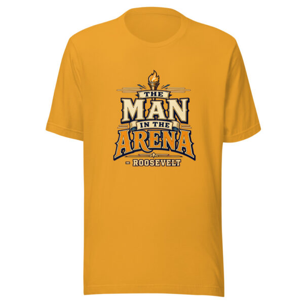 The Man In The Arena - Roosevelt Graphic Tee mockup 2