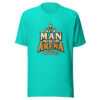 The Man In The Arena - Roosevelt Graphic Tee mockup 3