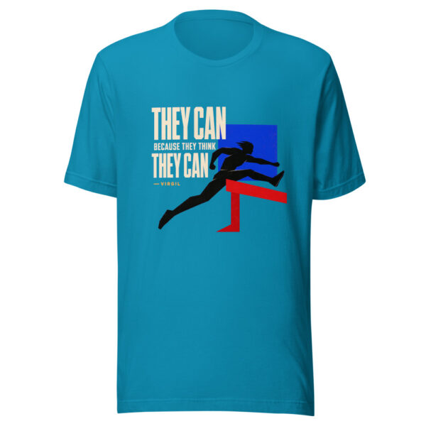 They Can Because They Think They Can - Virgil They-can-virgil Graphic Tee mockup 1 They Can Because They Think They Can - Virgil They-can-virgil Graphic Tee front view