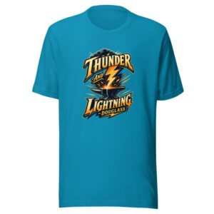 Thunder And Lightning - Douglass Graphic Tee front view