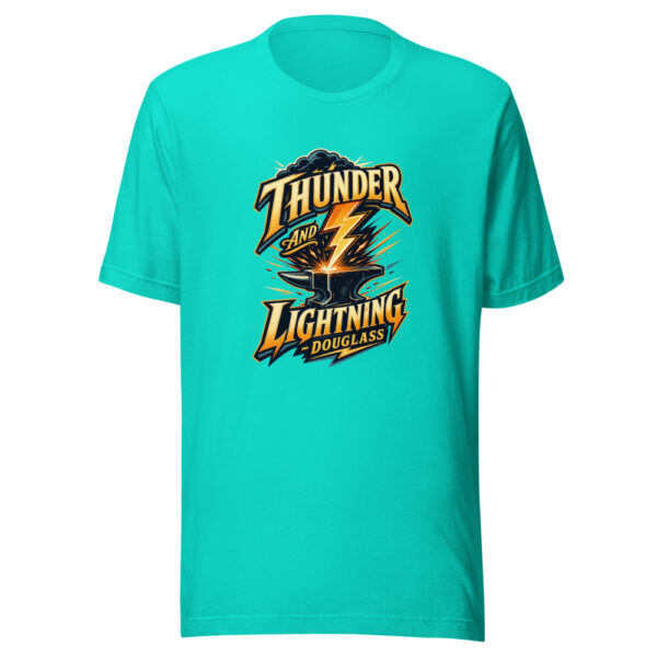 Thunder And Lightning - Douglass Graphic Tee mockup 3 Thunder And Lightning - Douglass Graphic Tee mockup 3