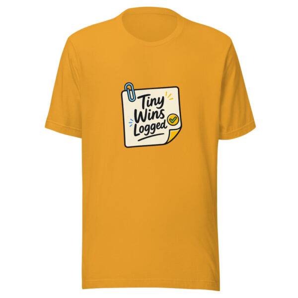 Tiny Wins Logged Graphic Tee front view