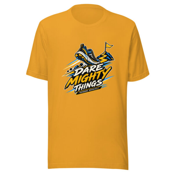 Dare Mighty Things - Theodore Roosevelt Graphic Tee mockup 2 Dare Mighty Things - Theodore Roosevelt Graphic Tee mockup 2
