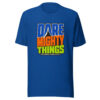 Dare Mighty Things — Theodore Roosevelt Historic-quote-streetwear Graphic Tee mockup 3 Dare Mighty Things — Theodore Roosevelt Historic-quote-streetwear Graphic Tee mockup 3