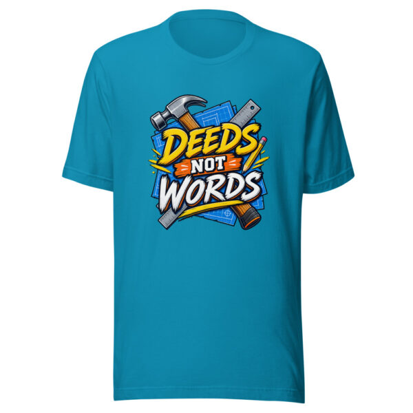 Deeds Not Words Graphic Tee mockup 2 Deeds Not Words Graphic Tee mockup 2