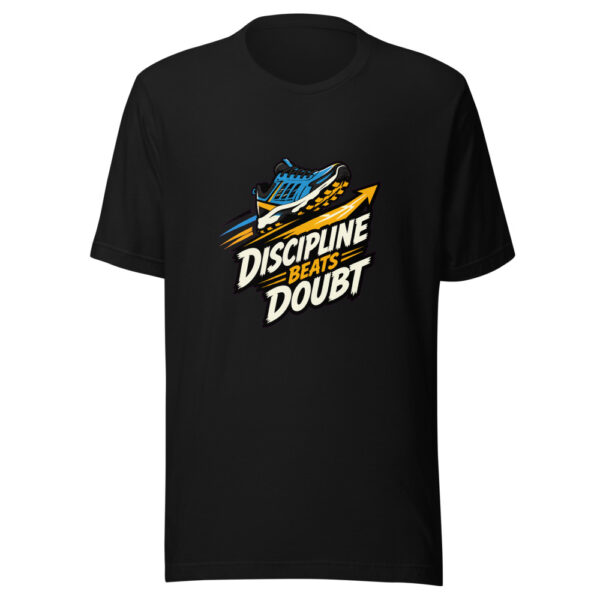 Discipline Beats Doubt Graphic Tee mockup 4 Discipline Beats Doubt Graphic Tee mockup 4